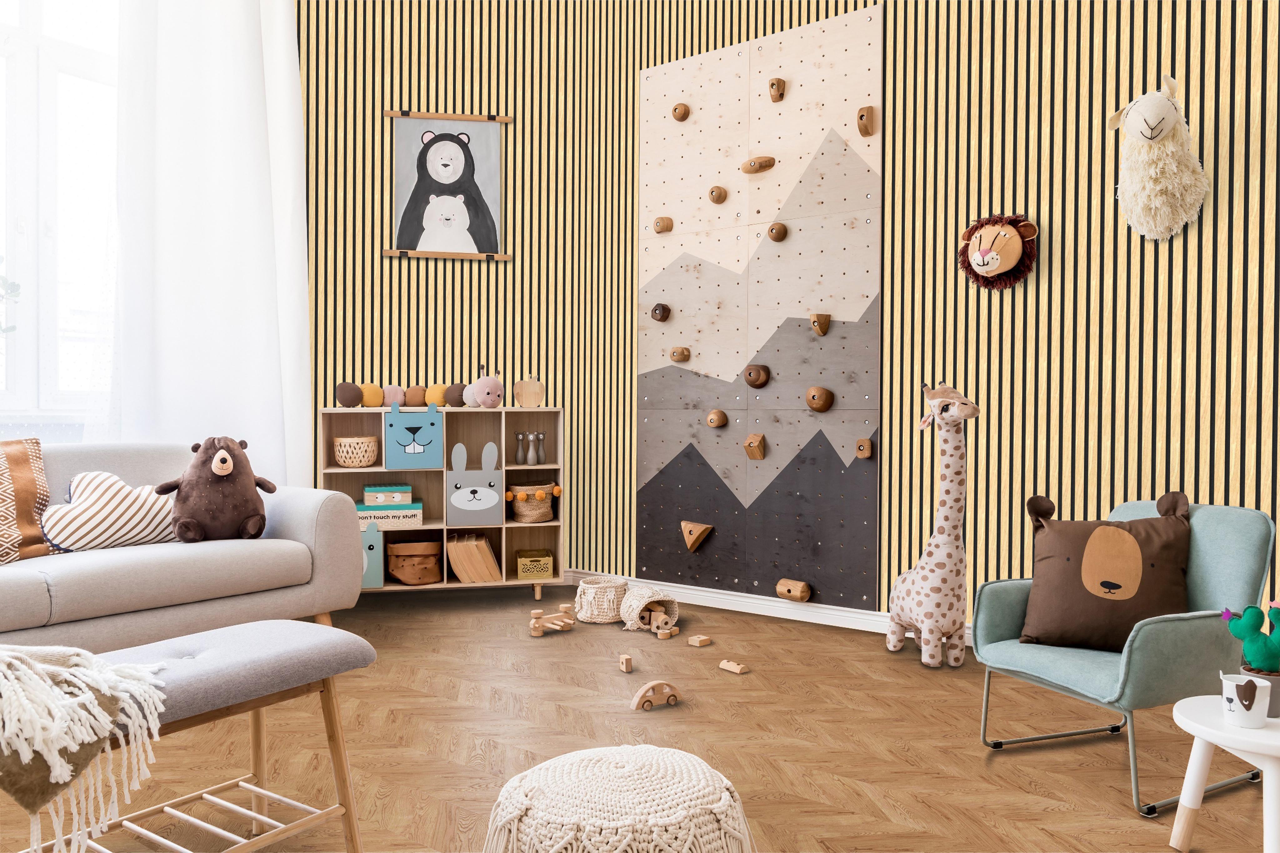 Slatwall Lite Light Ash Roomset