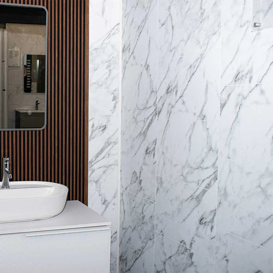 Ultimo Shropshire Tile Effect PVC Wall Panels for bathrooms, kitchens, and wet rooms