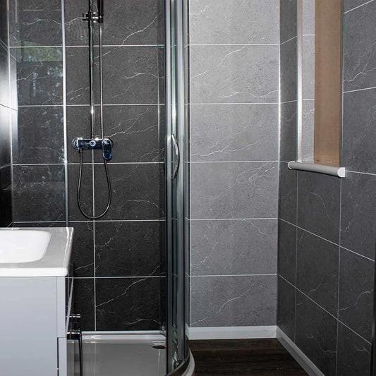 Ultimo Wiltshire Tile Effect PVC Wall Panels for bathrooms, kitchens, and wet rooms