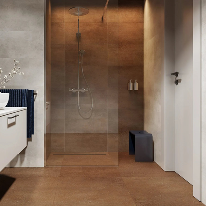 Vilo SPC Tile Flooring - Rust