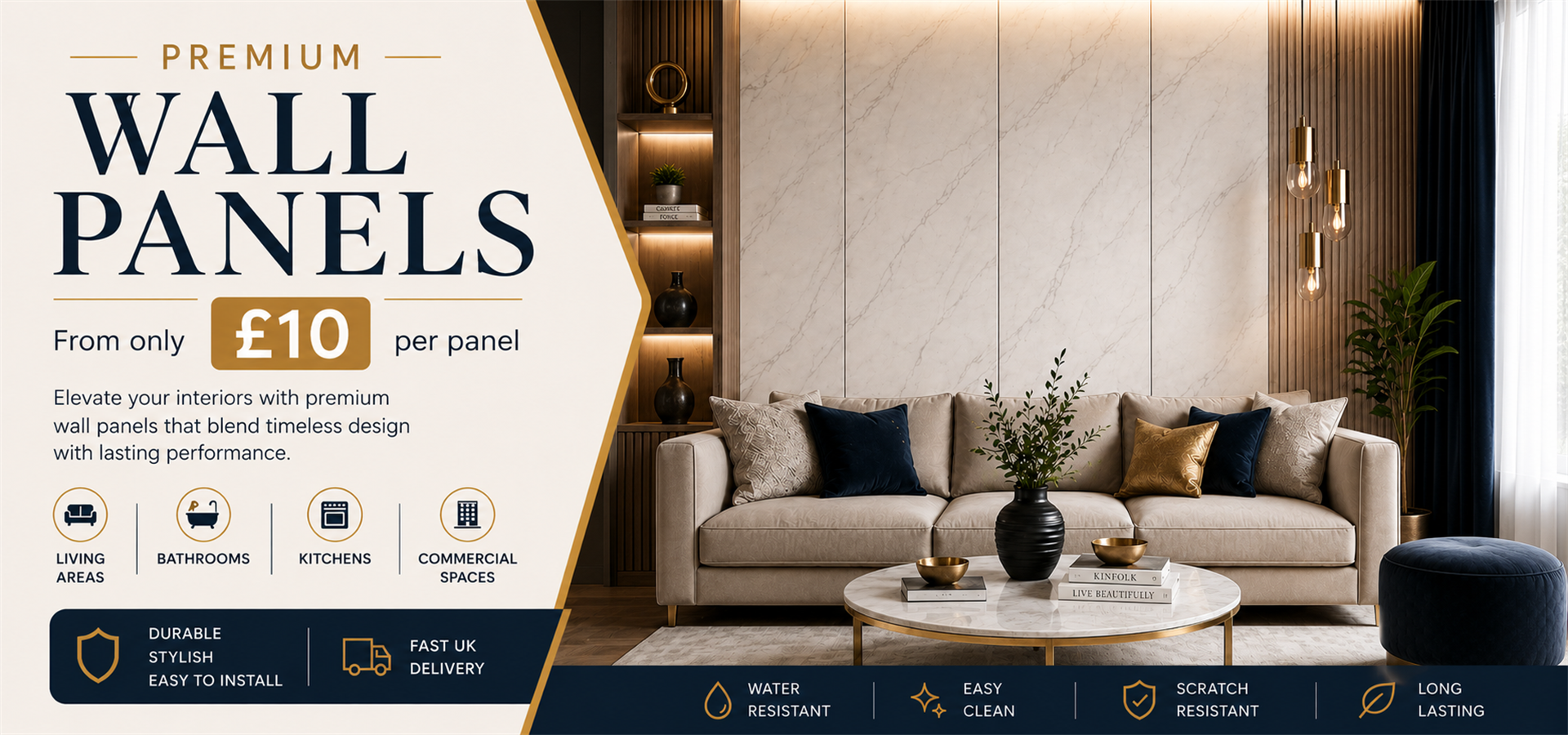Wall and shower panels
