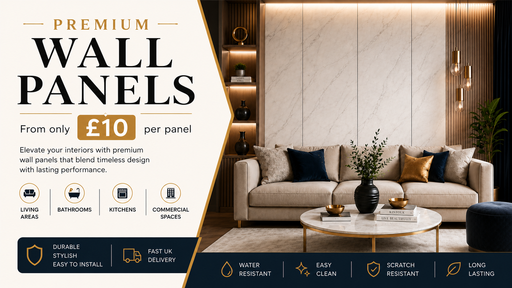 Wall and shower panels